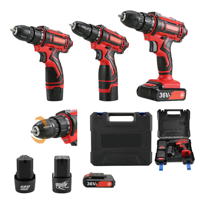 Power Drills Hammer Drill Electric Power Drill Electric Tools Perform Mini Cordless Hand Drill Li-ion Battery Power
